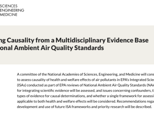 Milloy lectures National Academy of Sciences panel on biological plausibility of PM2.5 killing people