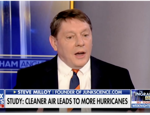 Milloy talks hurricanes and gas prices with Laura Ingraham on Fox News