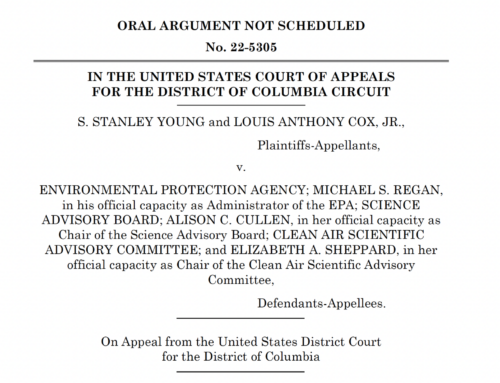 EPA brief filed in Young v. EPA