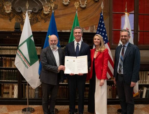 Grimes: Gov. & Mrs. Newsom Vacay in Italy; Sign New ‘Climate Partnership’ in Bologna