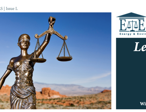 E&E Legal Letters Issue L: Winter 2026